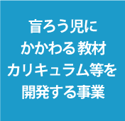 盲ろう児にかかわる教材カリキュラム等を開発する事業